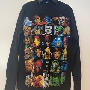 Marvel Boys Long Sleeve Sweater